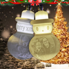 Kerst Reliëf Sneeuwpop