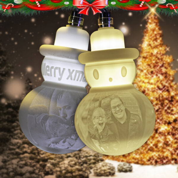Kerst Reliëf Sneeuwpop
