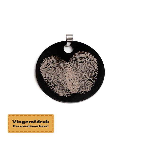 Gepersonaliseerde ronde (sleutel)hanger - Afbeelding 3