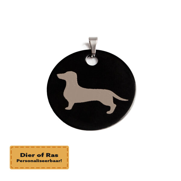 Gepersonaliseerde ronde (sleutel)hanger - Afbeelding 4