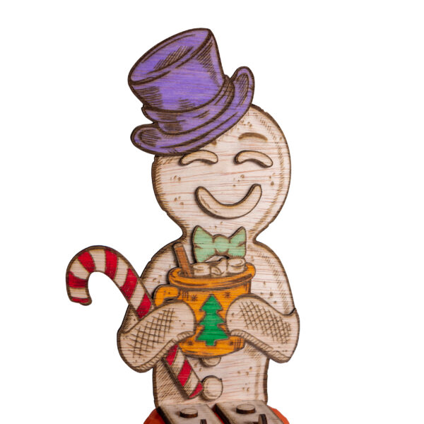 Gingerbread kerstpop - Afbeelding 2
