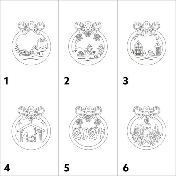 Kerst Raamhangers - Afbeelding 3