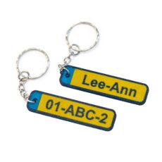 Gepersonaliseerde Kenteken Sleutelhanger